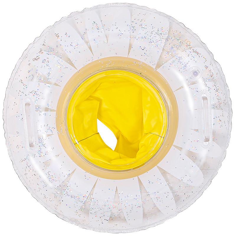 2024 New Arrival Sponge Base Ring Sunflower Thickened Underarm Swimming Ring Infant Toddler Swimming Seat Circle Eco-friendly Pvc