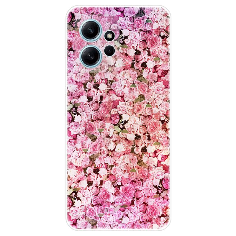 Для Xiaomi Redmi Note 12 Note12 4G чехол Мягкая силиконовая задняя крышка Мультяшный чехол для телефона Разнообразие