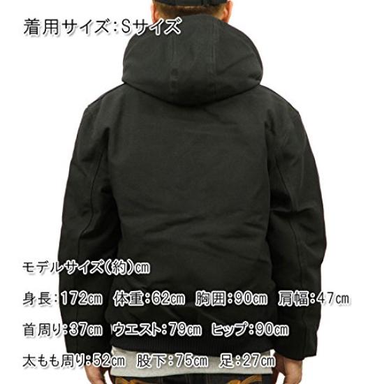 Мужская аутентичная верхняя одежда Carhartt, стеганая активная куртка J140 с подкладкой из фланели, цвет черный, размер M