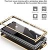 For Samsung Galaxy Z Fold7 5G Case Kickstand Leather+PC Hard Phone Cover with Screen Film and Stylus