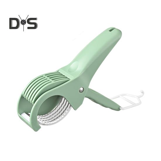 Manual Fruit Slicer Vegetable Chopper Portable Salad Maker with Peeler Multifunctional Kitchen Slicer for Radish Carrot Cucumber