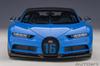 AUTOart Bugatti Chiron Sport 2019 French Black Finished Product 70997 1/18 Blue/Carbon