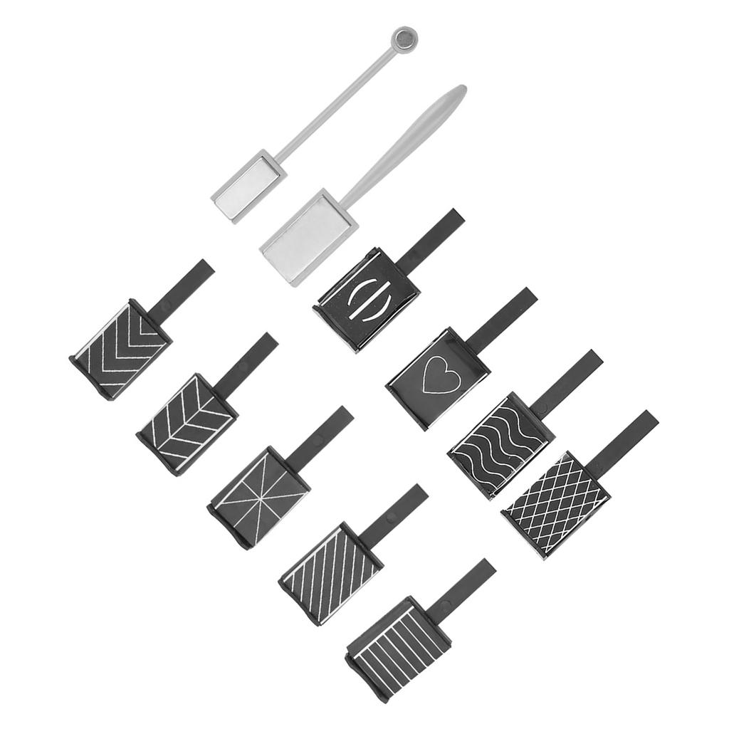 11 шт. набор 3D кошачий глаз магнитный светодиодный лак замачиваемый УФ гель магнитная палочка маникюрные инструменты для дизайна ногтей