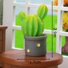 Имитация кактуса, суккулентного растения в горшке, микроландшафтная фигурка, миниатюрные мини-украшения, украшения для домашнего рабочего стола своими руками, поделки