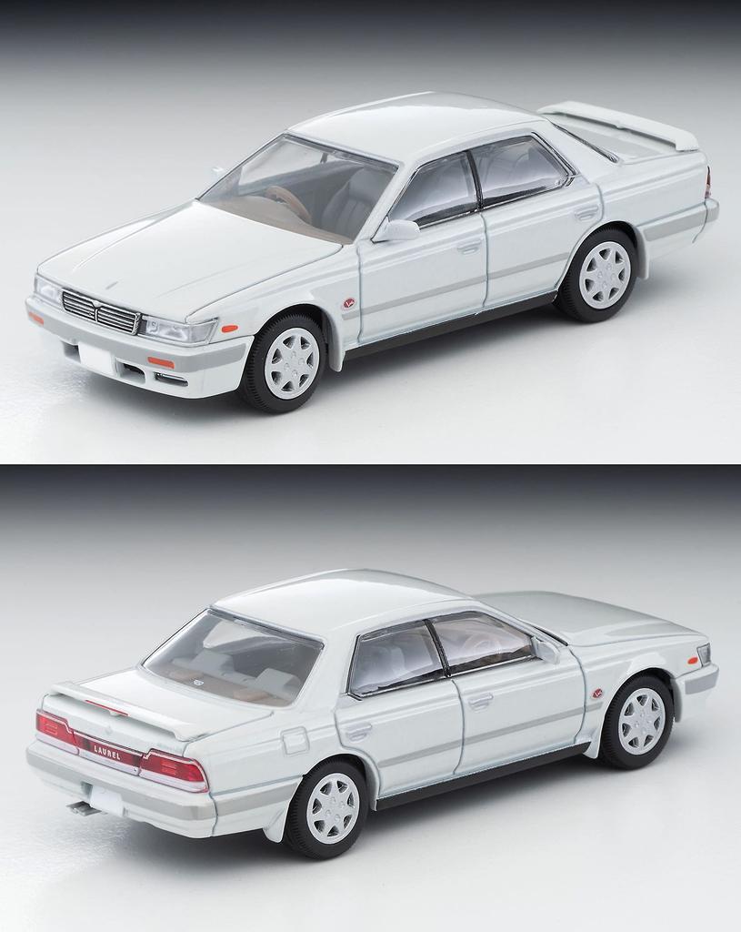 Tomica Limited Vintage Neo 164 Scale LV-N259a Nissan Laurel 2500 Twin Cam 24V Medalist V White 1992 Model (Finished Model) 316879