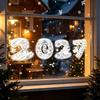 Removable Static 2027 Static Cling Decal DIY Xmas Party Door Stickers  Window Decoration