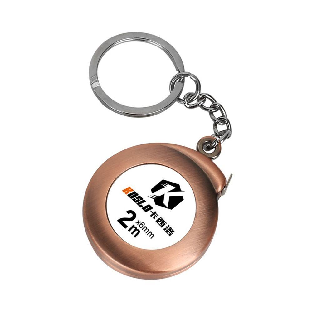 Gauging Tool Measure Keychain Delicate Measuring Tools Retractable Ruler Keychain Tape Measure 2m