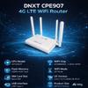 DNXT 4G LTE WiFi Модем WiFi6 300 Мбит/с WiFi Роутер 6 WAN/LAN Cat4 WiFi с SIM-картой Режим AP USB Type-C Слот для 4G Роутер для Офиса