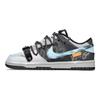 Nike Кроссовки Dunk Скользкие Устойчивые к истиранию Низкие Кеды для скейтборда Унисекс Синий Черный DD1391-100(Команда202-)