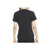Nike Dri-Fit Training Sports Быстросохнущая футболка с короткими рукавами и круглым вырезом Женские топы Черные DD0619-010
