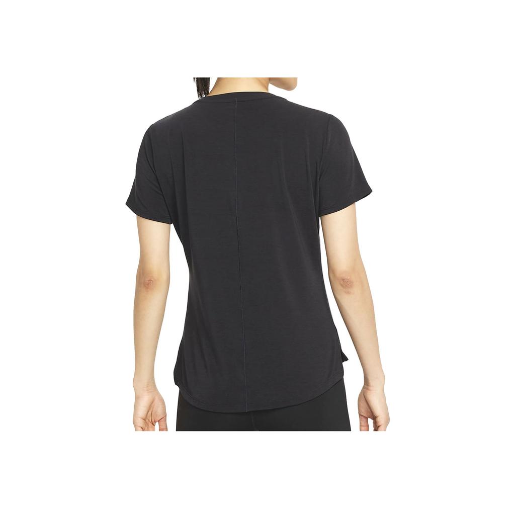 Nike Dri-Fit Training Sports Быстросохнущая футболка с короткими рукавами и круглым вырезом Женские топы Черные DD0619-010