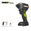 Worx 20V Беспроводной бесщеточный ударный гайковерт и дрель CN вилка (адаптер в комплекте)