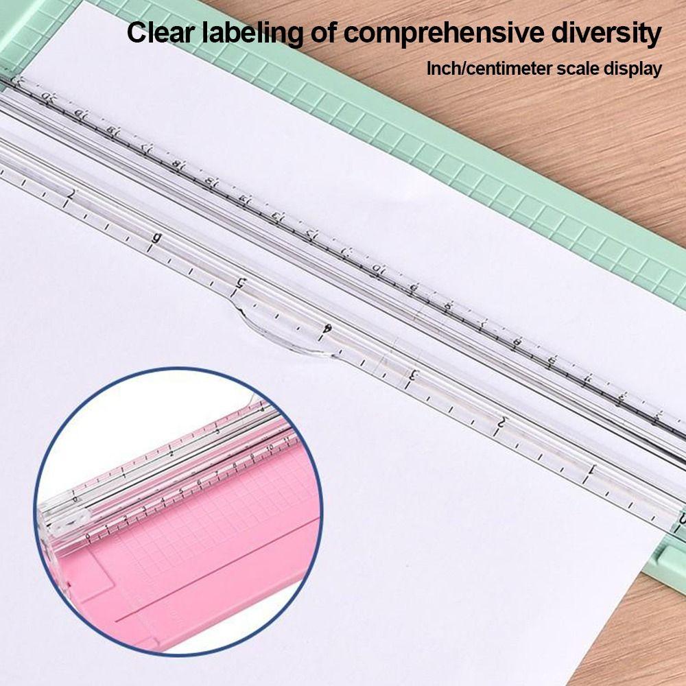 1Pcs Plastic Paper Trimmer A4 Paper Cutting Machine Durable Paper Slide Cutter Home Crafts Tool