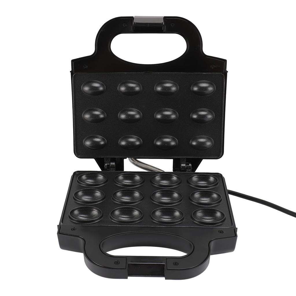 Машина для вафельного хлеба с орехами, 12 шт., антипригарная, регулируемая температура, с безопасной ручкой, электрический орех Co