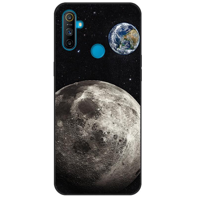 Чехол-бампер для Realme C3, мягкий силикон TPU, задняя крышка с рисунком, для OPPO Realme C3 RMX2020 C 3 RealmeC3, мультяшный чехол для телефона Funda