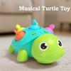 Светящиеся игрушки для ползания для малышей Монтессори Музыкальная игрушка-черепаха Забавная черепаха Детские игрушки Для 0-18 месяцев