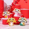 Cute Mini Fortune Snake Figurine Zodiac Snake Lucky Small Snake Ornament  Spring Festival Ornament