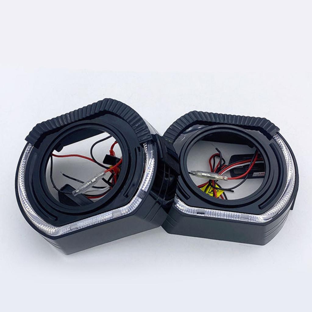 3-дюймовая модификация объектива, оптическая направляющая «ангельские глазки», встроенная декоративная крышка, солнцезащитный козырек, светодиодные дневные ходовые огни