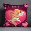 Наволочка для украшения дома на День святого Валентина с узором Купидона, квадратная наволочка, украшение для дома и офиса, наволочка