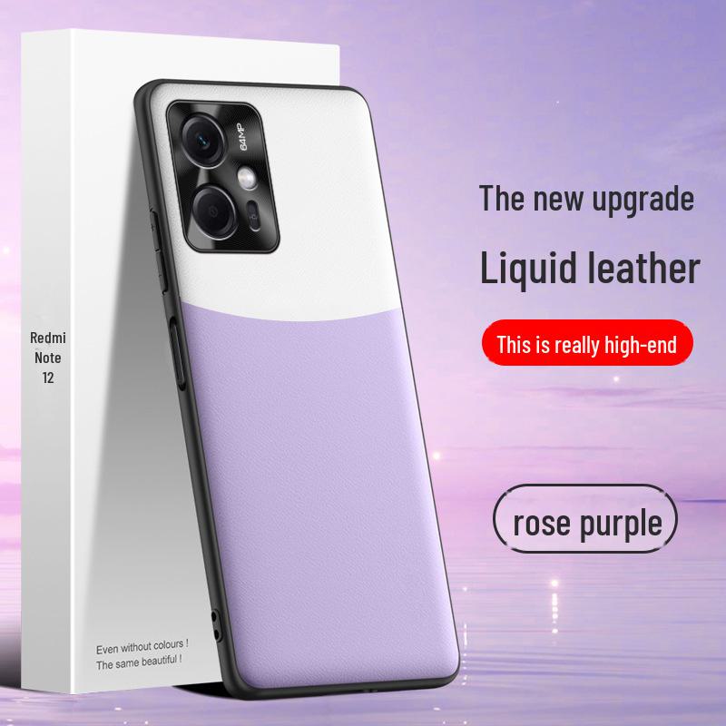 Чехол для телефона Redmi Note 12 Liquid Leather: Защитный чехол от падений и обрастания. Цельная конструкция, возможна доставка.