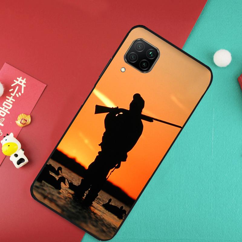 Bird Duck Hunting Sunset For Huawei Nova 12S 9 10 SE 7i 8i 11i 12i Y60 Y61 Y70 Y72 Y73 Y90 Y91 P20 P30 P40 Lite Case
