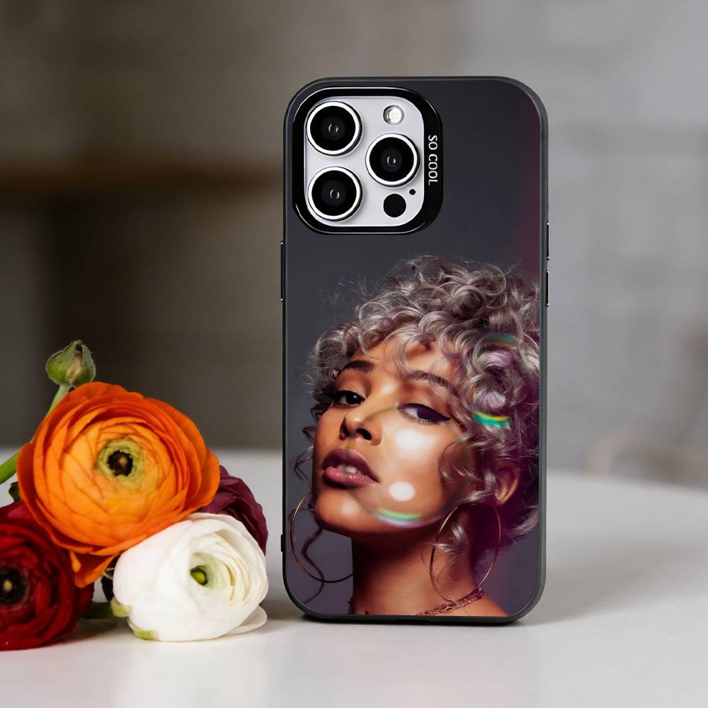 D-DOJA Чехол для телефона с кошкой для iPhone 17, 16, 15, 14, 13, 12, 11 Plus, Pro Max, XS, Цветной серебряный чехол для телефона Funda Cover