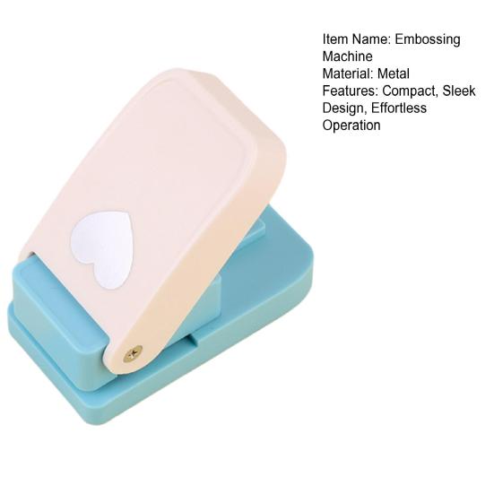 Embossing Paper Punch for Journaling Decorative Shape Puncher DIY Craft Tool for Cards And Scrapbooks