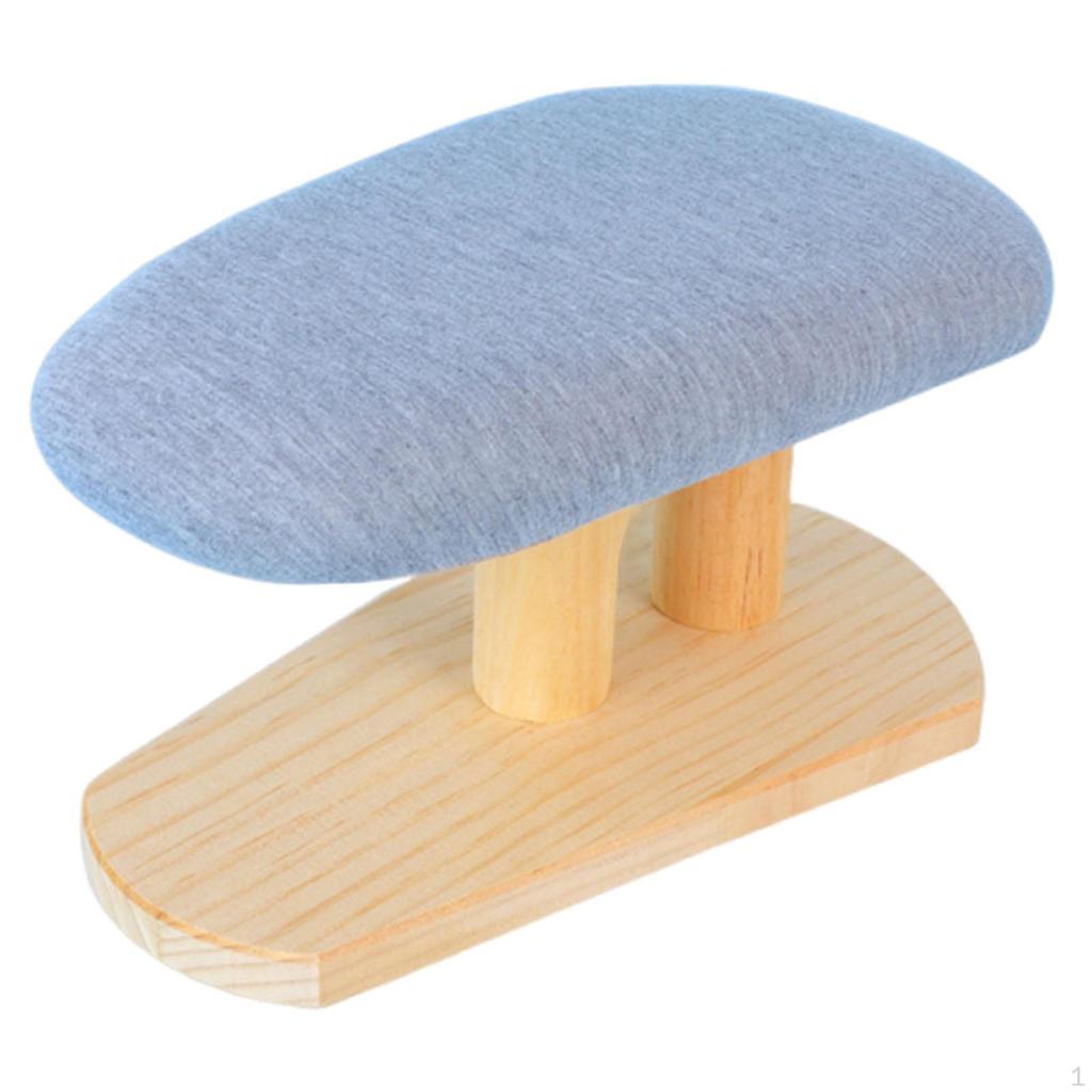 Мини гладильная доска табурет Компактный Портативный Премиум Профессиональный с деревянным основанием для дома рукоделия