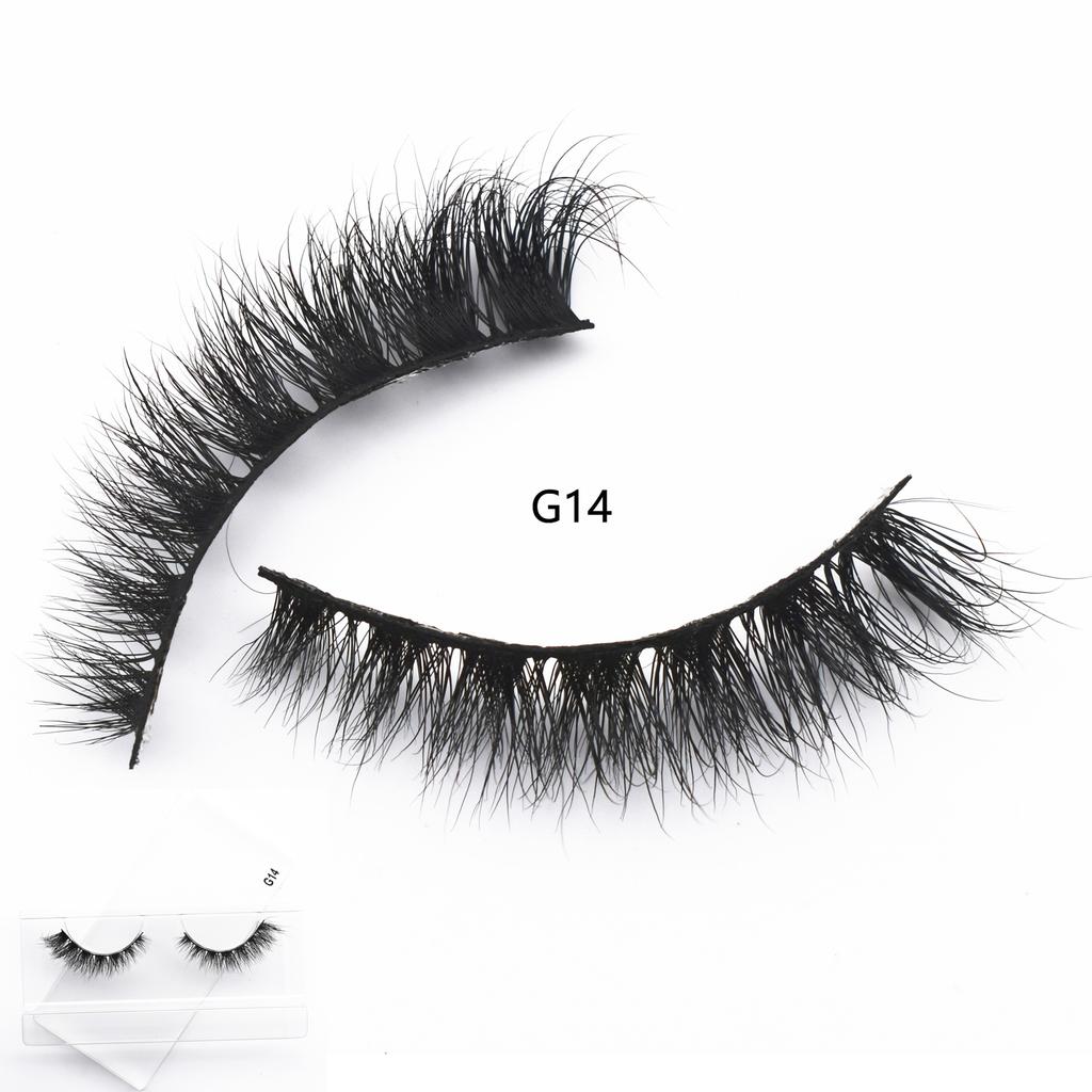 A13 False Eyelash 3D Mink Lashes Soft Natural Handmade Cruelty Free Mink Eyelashes Lightweight Full Strip Cilios Posticos Makeup