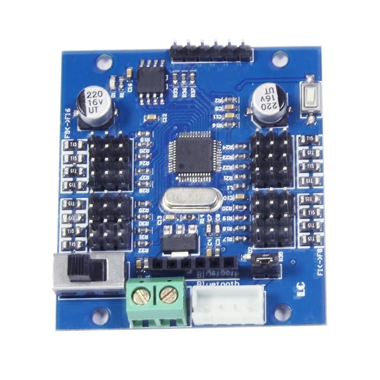 STM32 16-канальная плата управления сервоприводами Последовательный TTL Беспроводная связь Bluetooth Хост-компьютер Поддержка Arduino
