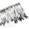 2Meters Spray Golden Rooster Tail Feather Trim Ribbon Dyed Silver Pheasant Feathers Dress Accessories Carnival Plumes Decoration