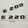 BRI4  3D ABS Glossy Black Car Letters Logo E300 E220 E320 E200 Rear Trunk Badge Emblem For Mercedes Benz E Class E300 E320 Accessories