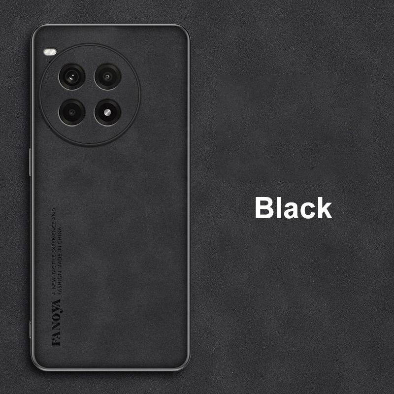 Для OnePlus Ace 3 Pro Чехол Роскошный PU Кожаный Чехол Для Телефона Для OnePlus Ace 3 Ace3 Pro 5G Задняя Крышка Матовый Силикон Полная Защита