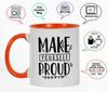 Inkdotpot Гордитесь керамической кофейной кружкой на 11 унций с вдохновляющими цитатами в подарок для сотрудников, начальников, коллег