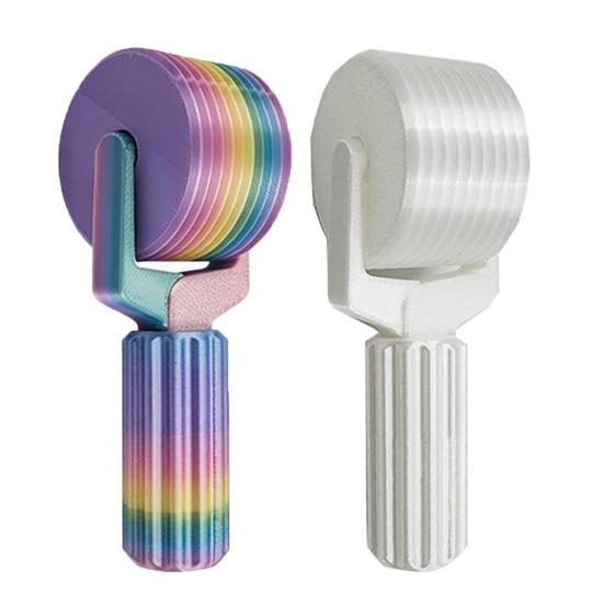 2 шт. Ролик для страз, 3D-печатный ролик для прижимания страз, ручной ролик с удобной ручкой, инструмент для рукоделия для вышивки стразами