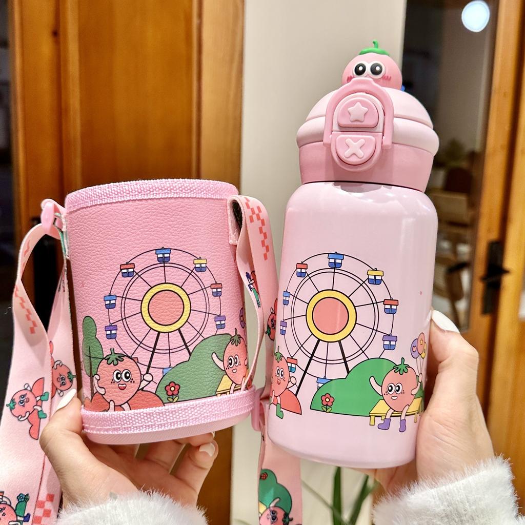 Детская термокружка, пищевая кружка для воды, для девочек и младенцев, для детского сада, школы, специальная бутылка для воды для детей начальной школы