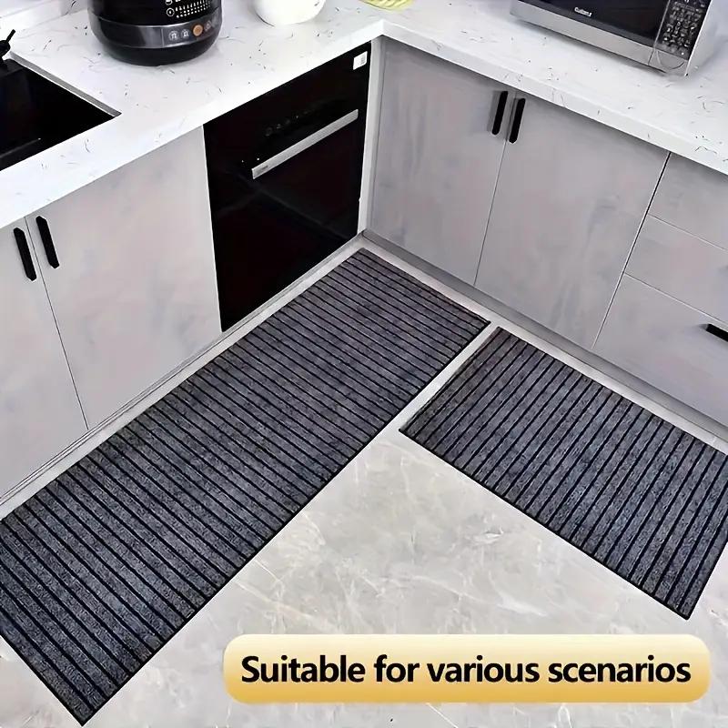 50*120см Противоскользящий Дверной Коврик Прочный Уличный Входной Коврик Легко Чистить Дизайн с Возможностью Обрезки Коврик для Прихожей, Подкладка для Балкона и Коридора, Кухонный Напольный Коврик
