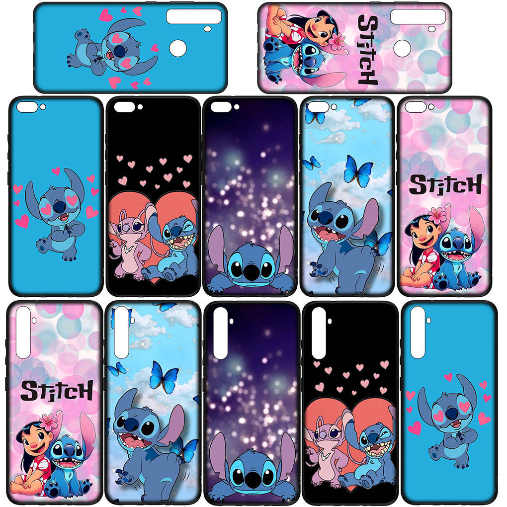 Чехол для телефона Samsung Galaxy S25 S24 S23 iPhone 16 15 Xiaomi Redmi Note 14 13 12 16E X 11 Pro Max 14C OPPO Moto Huawei Comics Lilo Cute Stitch Cover