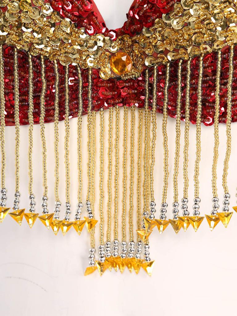 Женский блестящий укороченный топ для танца живота, бюстгальтер с блестками, топ-топ, бикини, костюм для вечеринки в стиле рейв-кабаре