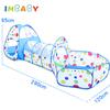 IMBABY 3 In 1 Baby Playpen For Children Indoor Toddler Foldable Playground Portable Infant Play Yard Tent Tunnel Without Ball