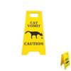 Funny Cat Vomit Sign Gift Yard Signs New Dog Vomit Sign