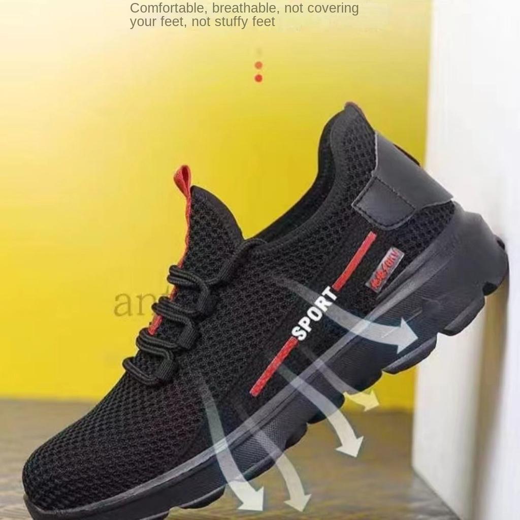 Обувь по страхованию труда, летняя мужская, противоударная, противопрокольная, износостойкая, удобная и повседневная