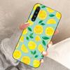 Чехол для телефона Lemon Summer Fruit Yellow для Xiaomi Redmi Note 11 10 9T 8 7 Pro Redmi 10 9 9A 9C 8 7 6, мягкий черный чехол для телефона