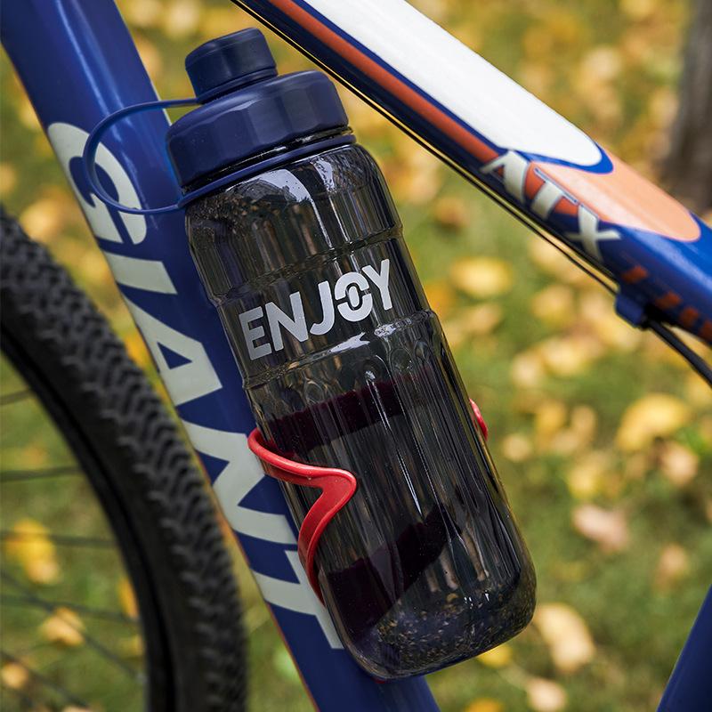 Бутылка для воды для фитнеса и спорта большой вместимости, пластиковый стакан для воды, портативный прозрачный стакан для воды, не бьющийся