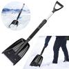Detachable Snow Shovel Multifunction Ice Scrape LargeCapacity Emergency Snow Shovel Aluminum Alloy Snow Broom for Car Truck SUV
