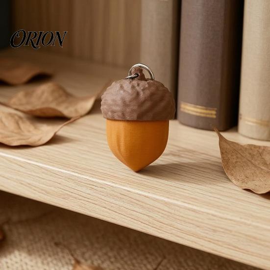 Настольная игрушка для снятия стресса, 3D-печатный Желудь, кликер-фиджет, брелок-подвеска с имитацией щелчка пальцами, толкающая игрушка, подарок для детей, подростков, взрослых, сенсорный инструмент