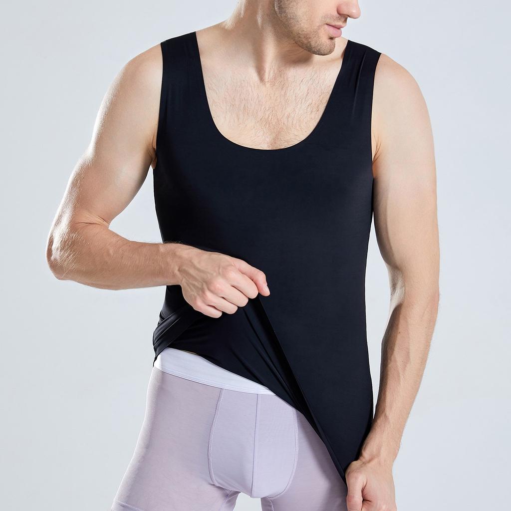 Мужской дышащий и удобный жилет для фитнеса и коррекции фигуры