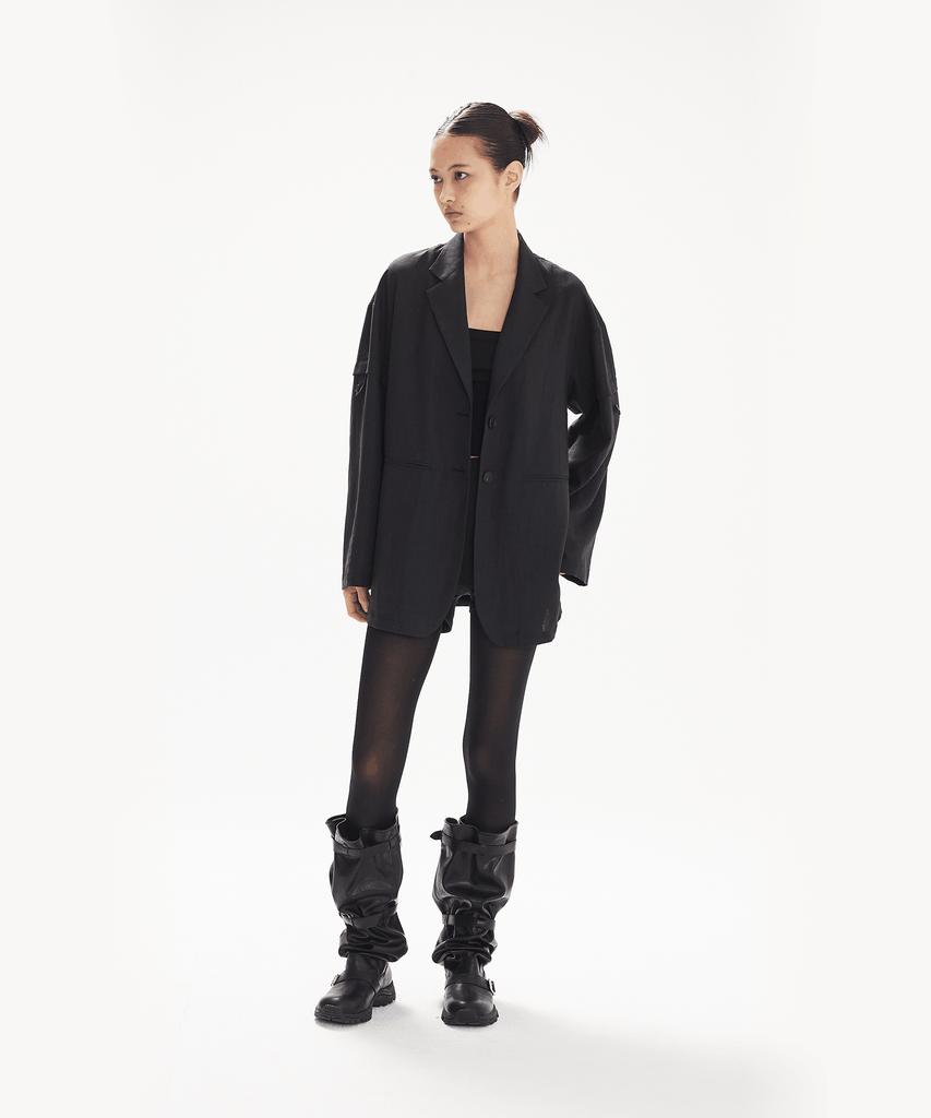 LEINJI Linen Two-Way Jacket (Black)