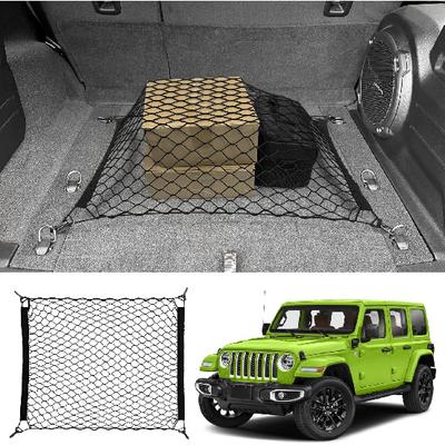 Сетчатый органайзер для багажника -2025 Jeep Wrangler JL 4XE 4-дверный, противоскользящая задняя сетка для багажника для 19-25 Wrangler JL JLU 4XE SUV
