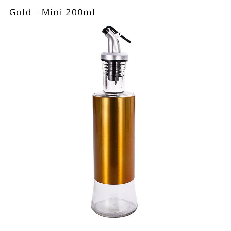 HANYANG Бутылка для приправ из нержавеющей стали Кувшин для масла Бутылка для соевого соуса Бутылка для уксуса Стеклянная бутылка Бутылка вина Банка для уксуса Бутылка для распыления масла